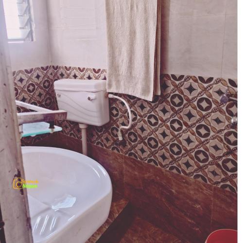 Salle de bains dans l'établissement Hotel Kailash