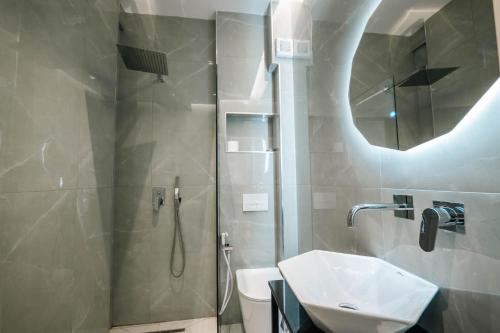 Koupelna v ubytování Day LUX Aparthotel