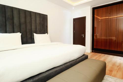 Un pat sau paturi într-o cameră la HomeAway