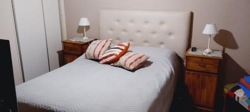 Postel nebo postele na pokoji v ubytování Depto Plaza España