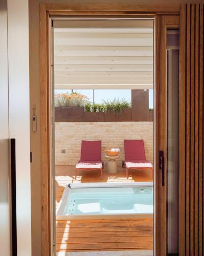 Posezení v ubytování Al Borgo 02 Luxury Suites in Sardinia