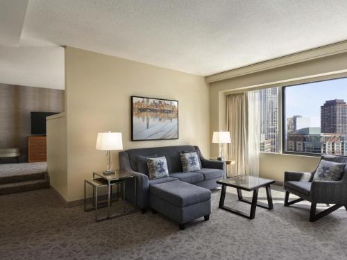 Posezení v ubytování Swissotel Chicago