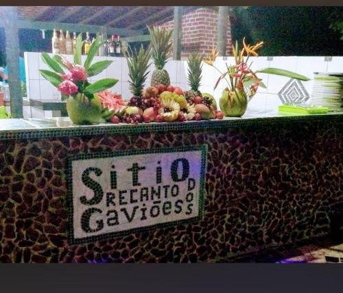 Πιστοποιητικό, βραβείο, πινακίδα ή έγγραφο που προβάλλεται στο Pousada e Restaurante Recanto Dos Gaviões