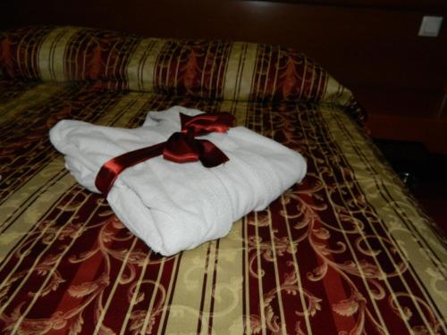Postel nebo postele na pokoji v ubytování Hotel Balkana Vidović