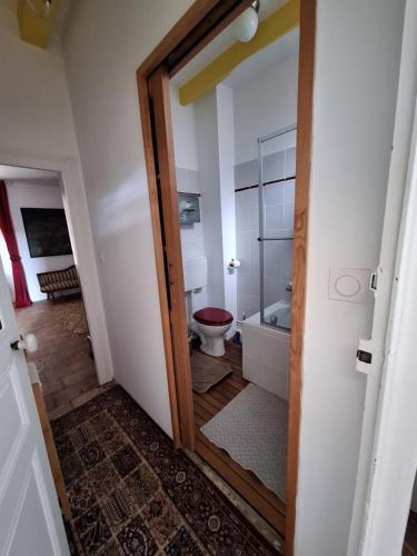 Koupelna v ubytování Le Chêne Doré