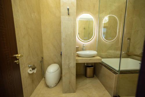 Koupelna v ubytování Ritz Residence, Imago Mall Loft B