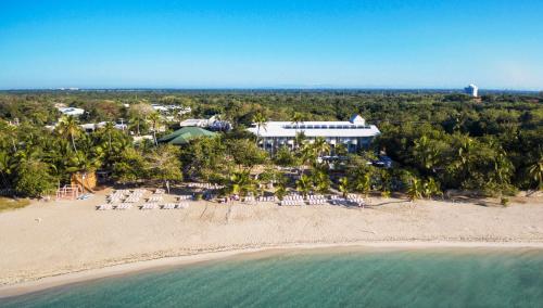 an aerial view of the resort and the beach at Emotions by Hodelpa - Juan Dolio in Juan Dolio