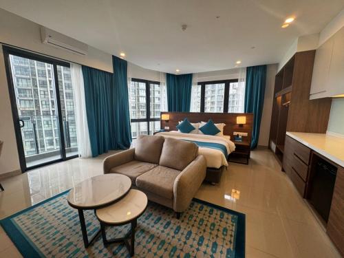 Khu vực ghế ngồi tại Haywood Hilltop Wellness Living Genting Highlands by 1001 Nights Hotel