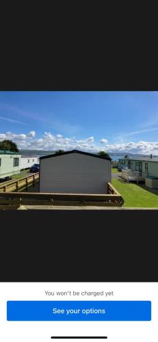 a screenshot of a webpage of a trailer at Loch View 30 in Stranraer