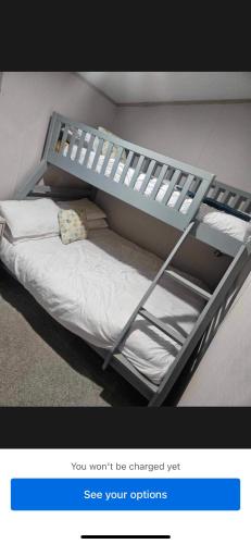 a picture of a bunk bed in a room at Loch View 30 in Stranraer