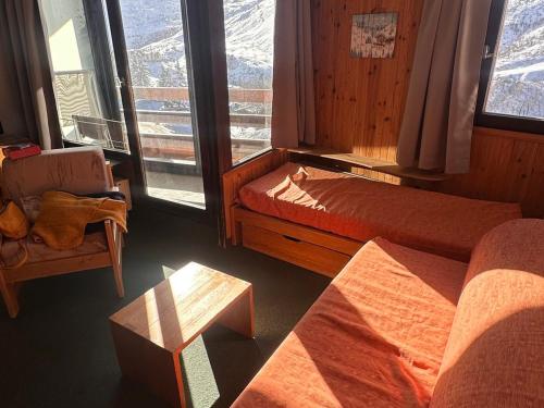 Les Menuires: Bel appt 4 pers, balcon, Wifi, animaux admis - FR-1-574-70