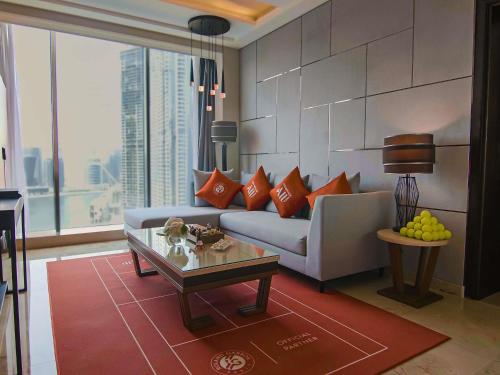 Zona de estar de Pullman Dubai Downtown