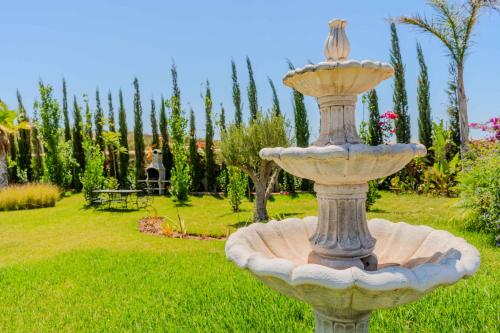 Un jardín fuera de Riad Tammam