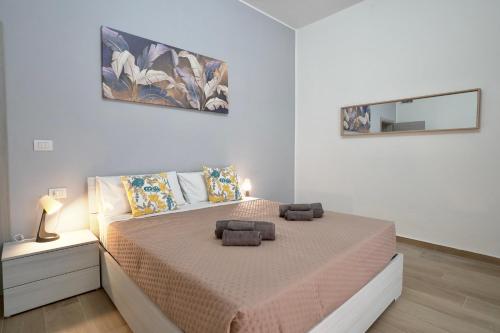 Postel nebo postele na pokoji v ubytování Maison 54 - Lago Canneto