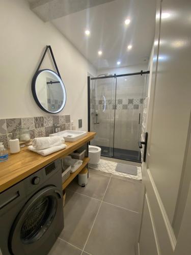 Bilik mandi di LE SAINT CYP - Toulouse - appart entier cosy et au calme, proche du métro