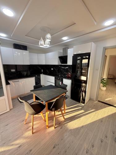 Kuchyň nebo kuchyňský kout v ubytování Kifan loft