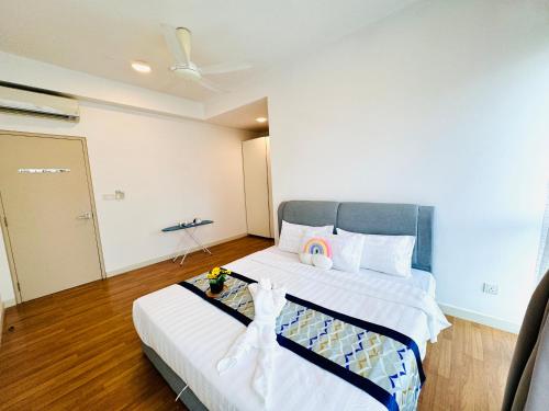 Cama o camas de una habitación en Velocity Residence linkway Sunway mall