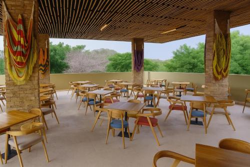 Restaurace v ubytování Hotel Waya Guajira By OxoHotel