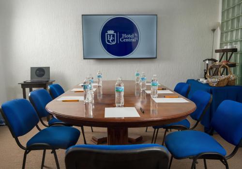 Møde- og/eller konferencelokalet på Hotel Central Teziutlan