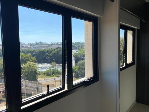 Μπαλκόνι ή βεράντα στο Class Hotel Piracicaba