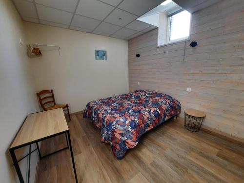 Postel nebo postele na pokoji v ubytování Gîte de charme à la campagne