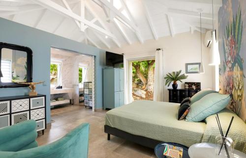 Posezení v ubytování Villa La Créole - Anse Marcel