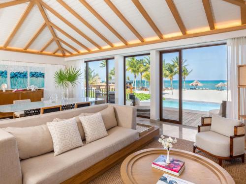 Χώρος καθιστικού στο Fairmont Mayakoba