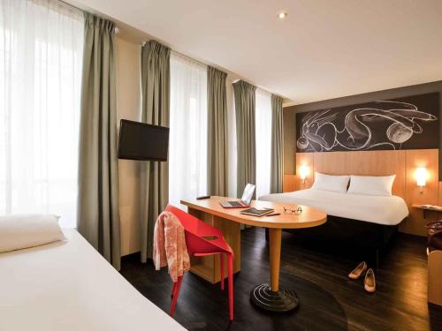 Katil atau katil-katil dalam bilik di ibis Paris Gare De L'Est TGV