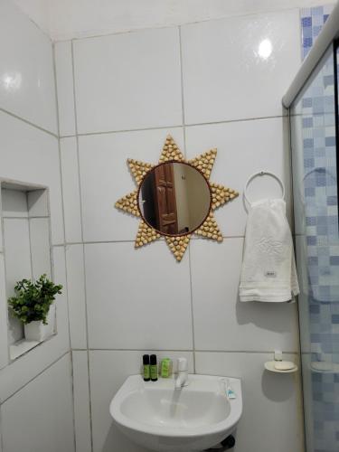 Ένα μπάνιο στο Casa de Hospedagem Cajueiro