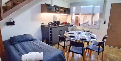 ครัวหรือมุมครัวของ Las Victorias Suites Bariloche