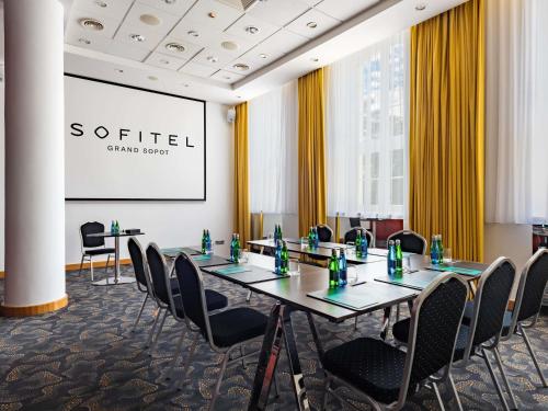 El área de trabajo o centro de convenciones de Sofitel Grand Sopot