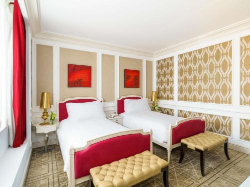 Кровать или кровати в номере Sofitel Mumbai BKC