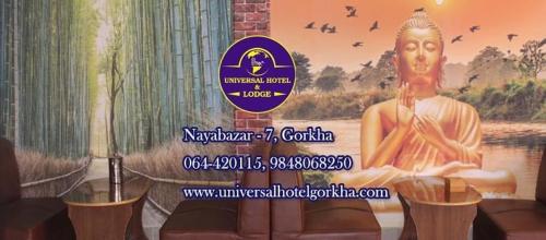 Certifikát, hodnocení, plakát nebo jiný dokument vystavený v ubytování Universal Hotel & Lodge - Gorkha