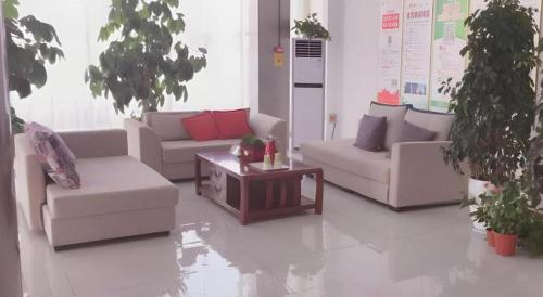 Ruang duduk di GreenTree Inn Binzhou Bus Station