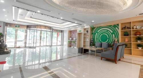 Χώρος καθιστικού στο GreenTree Inn Wuhu Eshan Road University City