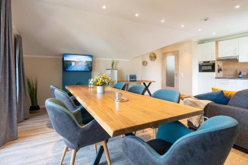 Кухня или мини-кухня в Ostsee Apartmenthotel
