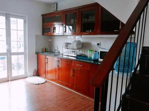 Η κουζίνα ή μικρή κουζίνα στο White Vintage Bungalow Nuwara Eliya