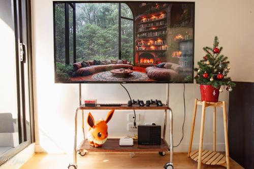 Et tv og/eller underholdning på Trainer's Cozy Home - Town of Beginnings マサラタウンのトレーナーのおうち