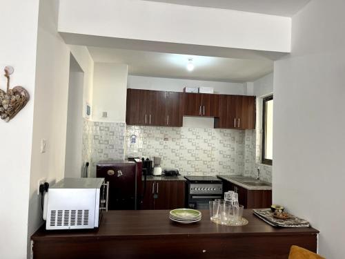Η κουζίνα ή μικρή κουζίνα στο Work-from-Home Apartment Near JKIA & SGR Terminal