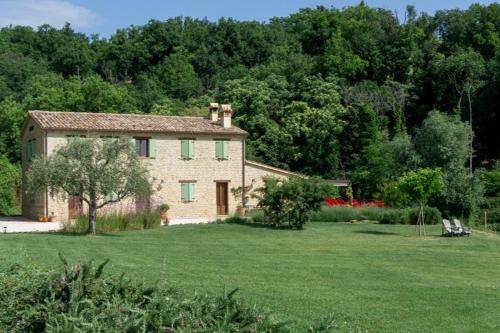 Zahrada ubytování B&B Casa Cuccagna