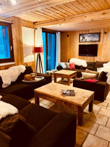 Fabulous chalet La Plagne - ski in-ski out - Sauna with Mont Blanc view