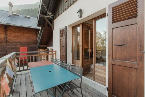 Le Refuge des Pecles, chalet avec vue Mont-Blanc