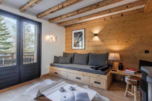 Le Refuge des Pecles, chalet avec vue Mont-Blanc