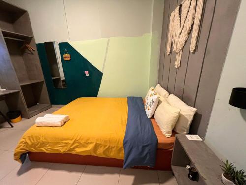 Ένα ή περισσότερα κρεβάτια σε δωμάτιο στο Nuka House - Gần chợ Đà Lạt