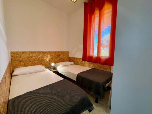 Ένα ή περισσότερα κρεβάτια σε δωμάτιο στο Comfy villa with pool and barbecue