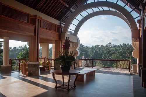 Balkón nebo terasa v ubytování Sanggraloka Ubud