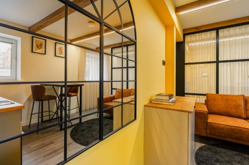 Istumisnurk majutusasutuses Colorful Apartments Y