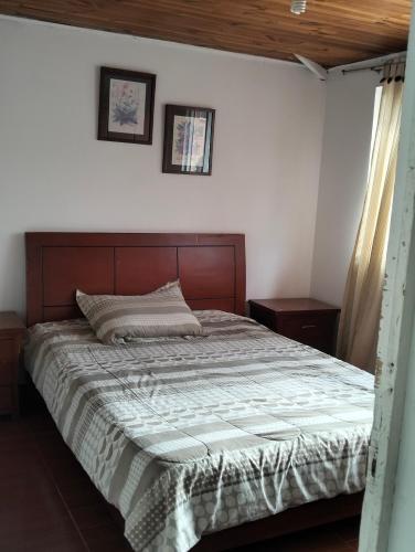 Ένα ή περισσότερα κρεβάτια σε δωμάτιο στο Habitación a muy buen precio 2x1