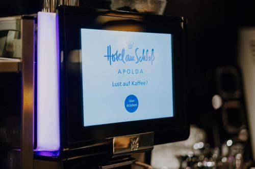 TV/trung tâm giải trí tại Hotel am Schloß Apolda