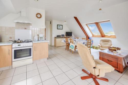 850m de la plage, appartement pour 5 avec jardin